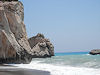 Kypr - vlny u těchto skal