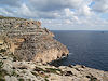 Malta - celá zátoka při odchodu vypadá opět nenápadně
